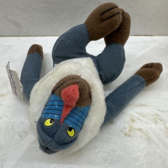 NWT Disney World Lion King 4" Rafiki Kellogg's figurine toy bean plush - Picture 6 of 6